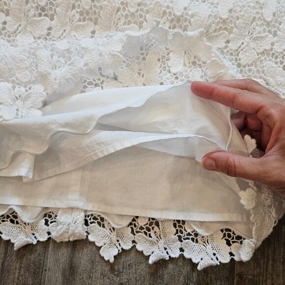 Lilly Pulitzer Reeve Shift Dress Womens 2 White Papillion Lace Scalloped Bridal - Picture 8 of 14